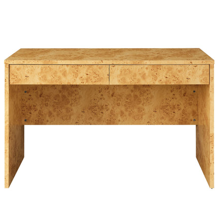 Modway EEI-6858 Hudson 2-Drawer Burl Wood Desk Modway