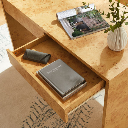 Modway EEI-6858 Hudson 2-Drawer Burl Wood Desk Modway