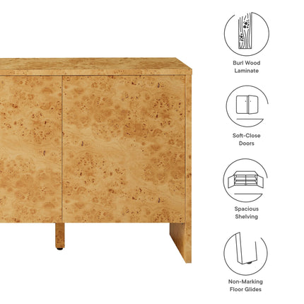 Modway EEI-6860 Hudson 60" Burl Wood Sideboard Modway