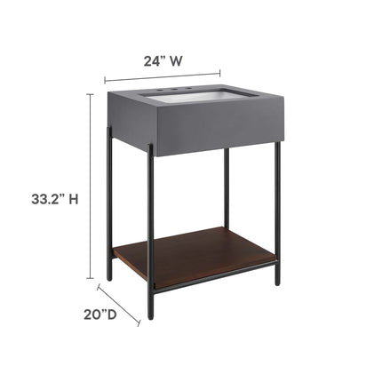 Modway EEI-6861 Etch 24" Bathroom Vanity with Sink Modway