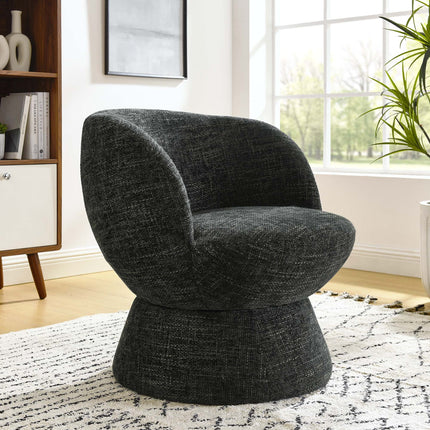 Modway EEI-6863 Vesta Chenille Fabric Upholstered Swivel Chair Modway