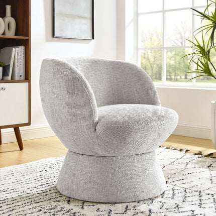 Modway EEI-6863 Vesta Chenille Fabric Upholstered Swivel Chair Modway