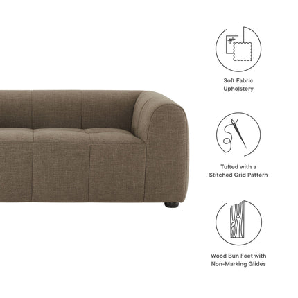 Modway EEI-6867 Liana Upholstered Fabric Loveseat Modway