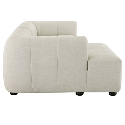 Modway EEI-6868 Liana Left-Facing Upholstered Fabric Modular Sofa with Chaise Modway