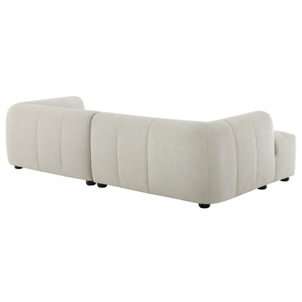 Modway EEI-6868 Liana Left-Facing Upholstered Fabric Modular Sofa with Chaise Modway