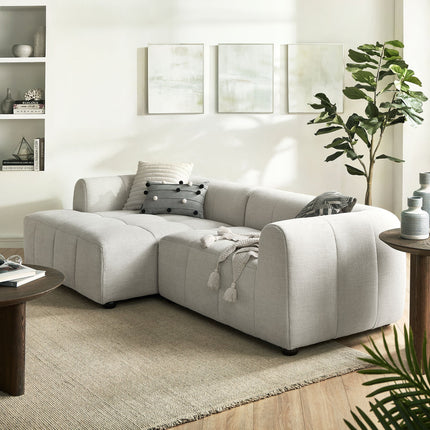 Modway EEI-6868 Liana Left-Facing Upholstered Fabric Modular Sofa with Chaise Modway