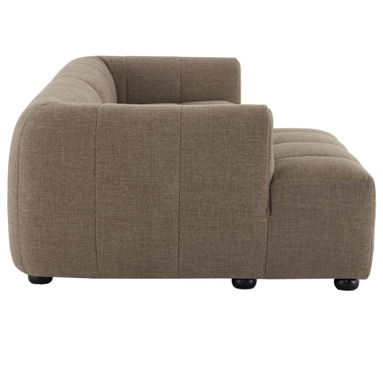 Modway EEI-6868 Liana Left-Facing Upholstered Fabric Modular Sofa with Chaise Modway