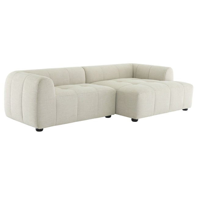 Modway EEI-6869 Liana Right-Facing Upholstered Fabric Modular Sofa with Chaise Modway