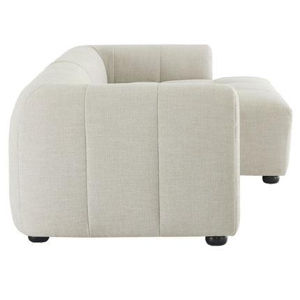 Modway EEI-6869 Liana Right-Facing Upholstered Fabric Modular Sofa with Chaise Modway