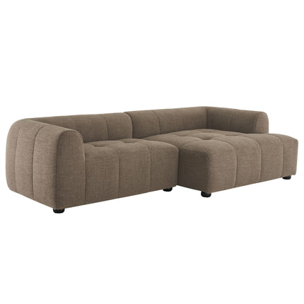 Modway EEI-6869 Liana Right-Facing Upholstered Fabric Modular Sofa with Chaise Modway