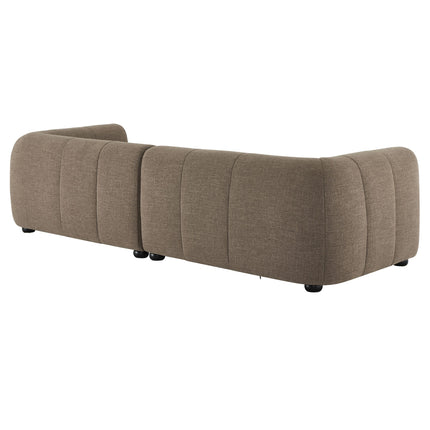 Modway EEI-6869 Liana Right-Facing Upholstered Fabric Modular Sofa with Chaise Modway