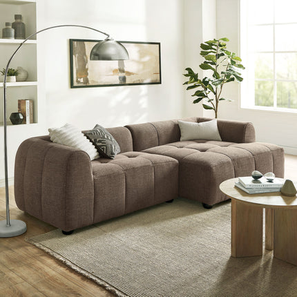 Modway EEI-6869 Liana Right-Facing Upholstered Fabric Modular Sofa with Chaise Modway