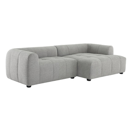 Modway EEI-6869 Liana Right-Facing Upholstered Fabric Modular Sofa with Chaise Modway