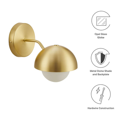 Modway EEI-6871 Eclipse Globe Wall Sconce Modway
