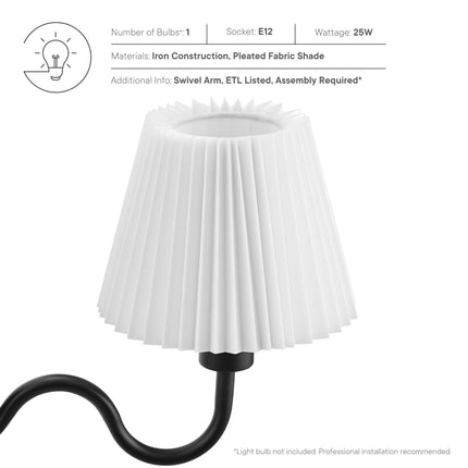 Modway EEI-6873 Wave Squiggle Arm Wall Sconce Modway