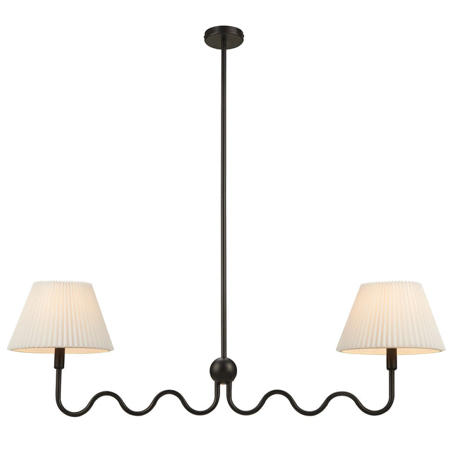 Modway EEI-6874 Wave Squiggle 2-Arm Pendant Light Modway