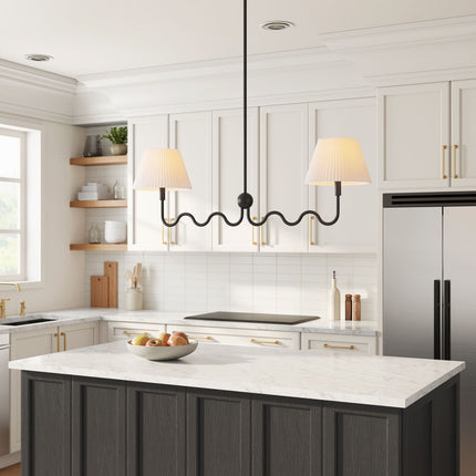 Modway EEI-6874 Wave Squiggle 2-Arm Pendant Light Modway