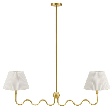 Modway EEI-6874 Wave Squiggle 2-Arm Pendant Light Modway