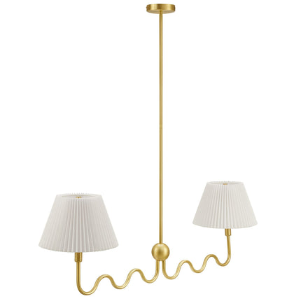 Modway EEI-6874 Wave Squiggle 2-Arm Pendant Light Modway