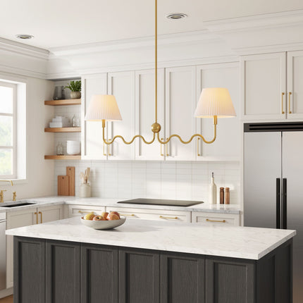 Modway EEI-6874 Wave Squiggle 2-Arm Pendant Light Modway