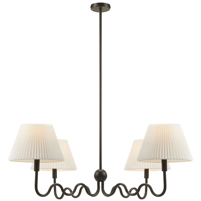 Modway EEI-6875 Wave Squiggle 4-Arm Pendant Light Modway