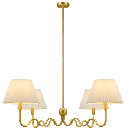 Modway EEI-6875 Wave Squiggle 4-Arm Pendant Light Modway