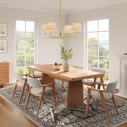 Modway EEI-6875 Wave Squiggle 4-Arm Pendant Light Modway