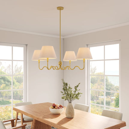 Modway EEI-6875 Wave Squiggle 4-Arm Pendant Light Modway