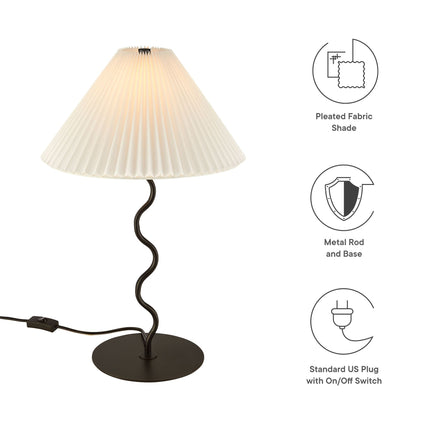 Modway EEI-6876 Wave Squiggle Table Lamp Modway