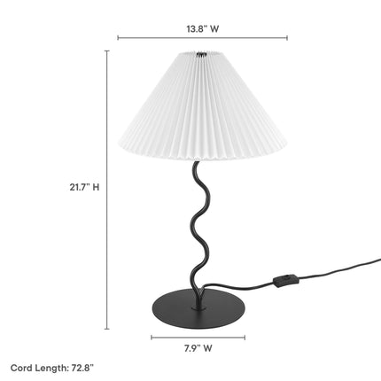 Modway EEI-6876 Wave Squiggle Table Lamp Modway