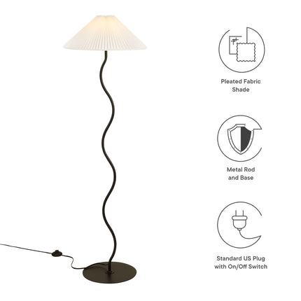 Modway EEI-6877 Wave Squiggle Floor Lamp Modway