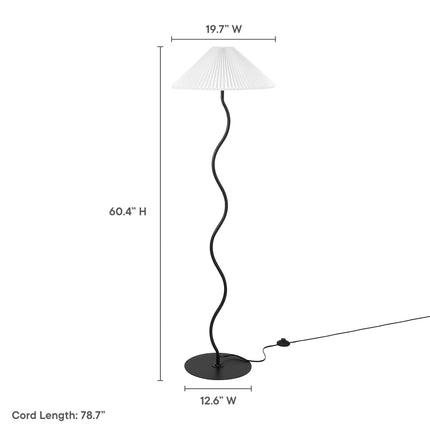Modway EEI-6877 Wave Squiggle Floor Lamp Modway