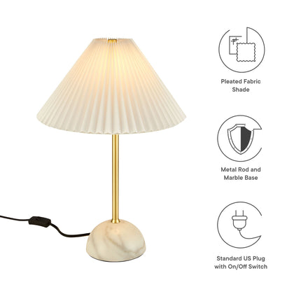 Modway EEI-6878 Illusion Marble Dome Table Lamp Modway