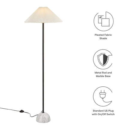 Modway EEI-6879 Illusion Marble Dome Floor Lamp Modway