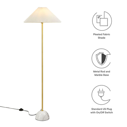 Modway EEI-6879 Illusion Marble Dome Floor Lamp Modway