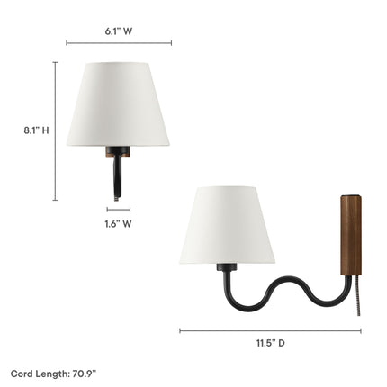 Modway EEI-6881 Sunlit Squiggle Arm Wall Sconce - Plaza Home Decor
