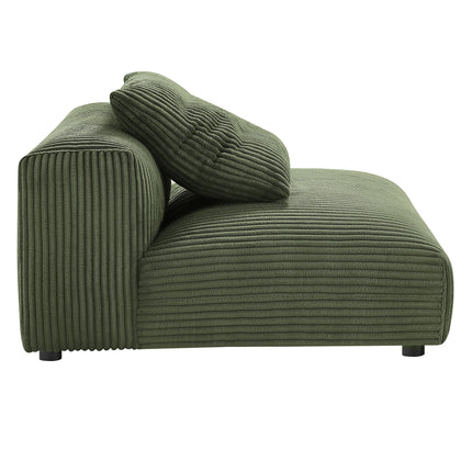 Modway EEI-7036 Solace 2-Piece Modular Corduroy Upholstered Sofa - Plaza Home Decor