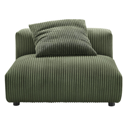 Modway EEI-7036 Solace 2-Piece Modular Corduroy Upholstered Sofa - Plaza Home Decor