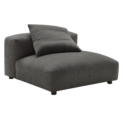 Modway EEI-6885 Solace Modular Upholstered Fabric Armless Chair - Plaza Home Decor