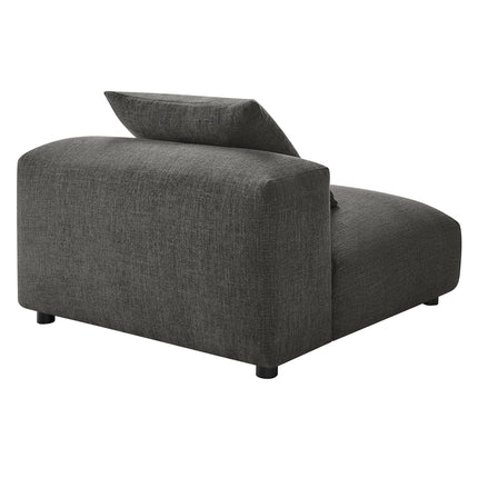 Modway EEI-6885 Solace Modular Upholstered Fabric Armless Chair - Plaza Home Decor