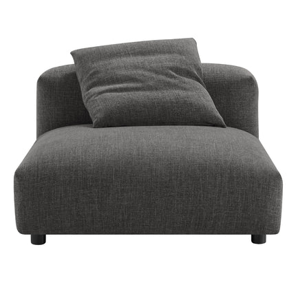 Modway EEI-6885 Solace Modular Upholstered Fabric Armless Chair - Plaza Home Decor