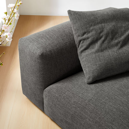 Modway EEI-6885 Solace Modular Upholstered Fabric Armless Chair - Plaza Home Decor