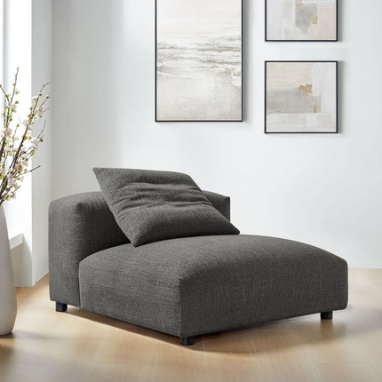 Modway EEI-6885 Solace Modular Upholstered Fabric Armless Chair - Plaza Home Decor
