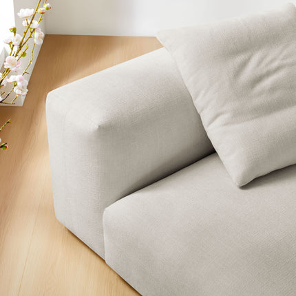 Modway EEI-6885 Solace Modular Upholstered Fabric Armless Chair - Plaza Home Decor