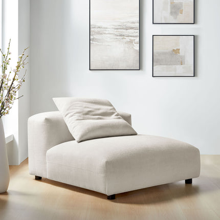 Modway EEI-6885 Solace Modular Upholstered Fabric Armless Chair - Plaza Home Decor
