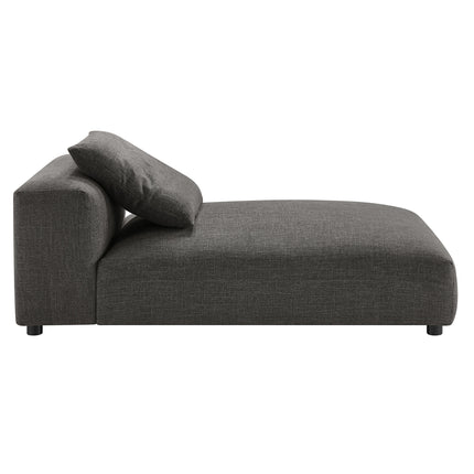 Modway EEI-7033 Solace 4-Piece Modular Upholstered Fabric Sectional Sofa With Ottoman - Plaza Home Decor