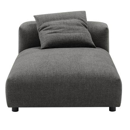 Modway EEI-6887 Solace Modular Upholstered Fabric Armless Chaise Lounge - Plaza Home Decor