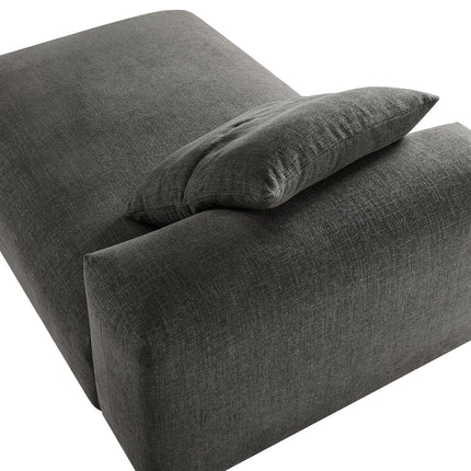 Modway EEI-6887 Solace Modular Upholstered Fabric Armless Chaise Lounge - Plaza Home Decor