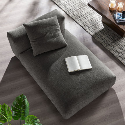 Modway EEI-6887 Solace Modular Upholstered Fabric Armless Chaise Lounge - Plaza Home Decor