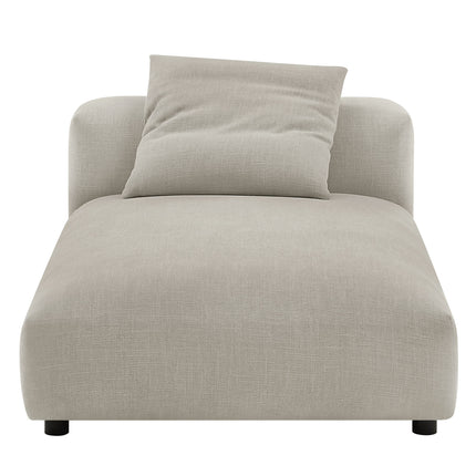 Modway EEI-7025 Solace 2-Piece Modular Upholstered Fabric Sectional Sofa With Chaise - Plaza Home Decor